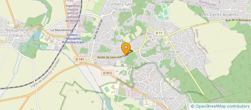 localisation de l'entreprise ETABLISSEMENTS GILBERT STELLA à NEAUPHLE-LE-CHATEAU