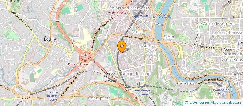 localisation de l'entreprise ETABLISSEMENTS GILLIER FRERES à LYON