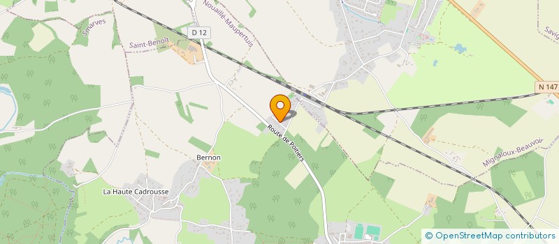 localisation de l'entreprise ETABLISSEMENTS GIRARDIN  NOUAILLE-MAUPERTUIS