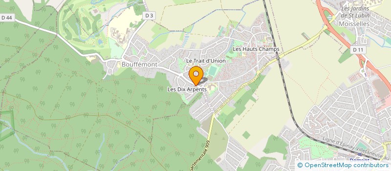 localisation de l'entreprise ETABLISSEMENTS GOGRY à BOUFFEMONT