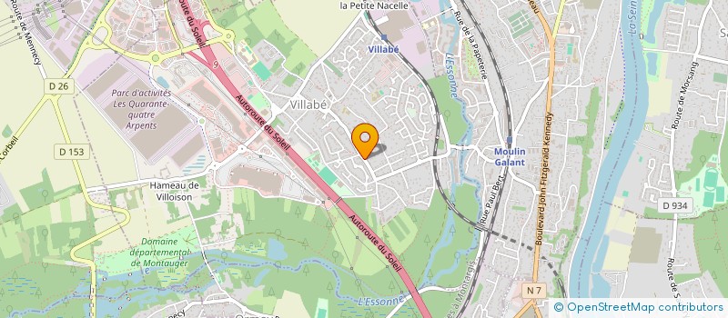 localisation de l'entreprise ETABLISSEMENTS GONCALVES à CORBEIL-ESSONNES