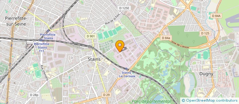 localisation de l'entreprise ETABLISSEMENTS GONSARD à STAINS
