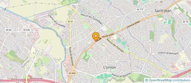 localisation de l'entreprise ETABLISSEMENTS GONTIER à L'UNION