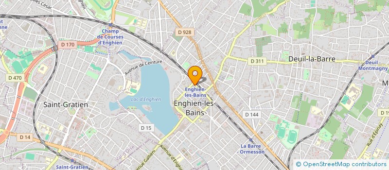 localisation de l'entreprise ETABLISSEMENTS GORIOT-CLITEL  ENGHIEN-LES-BAINS