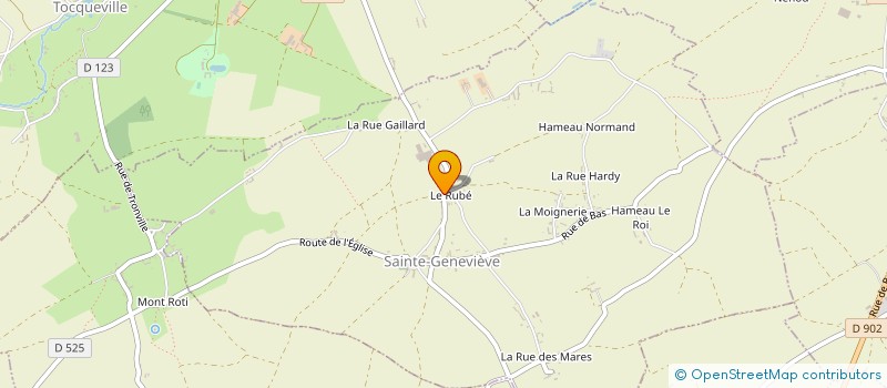 localisation de l'entreprise ETABLISSEMENTS GOSSELIN à SAINTE-GENEVIEVE