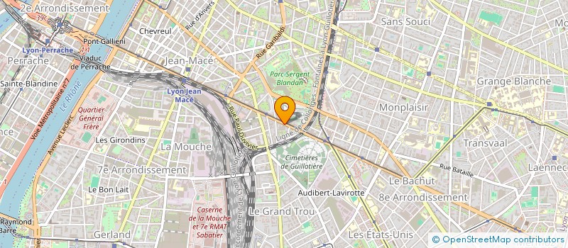 localisation de l'entreprise ETABLISSEMENTS GOTARD à LYON