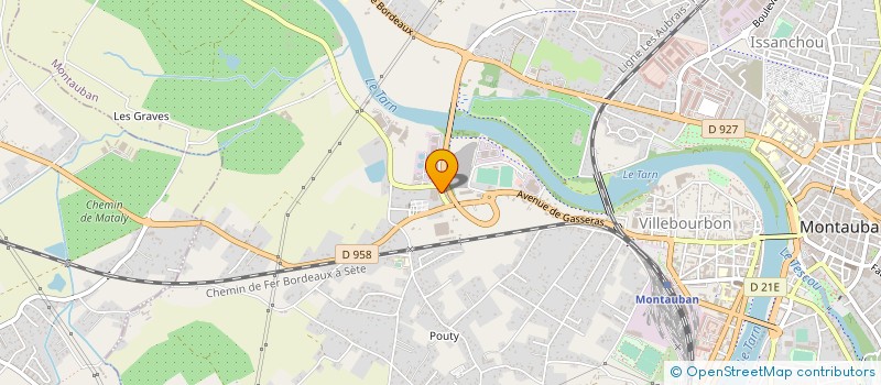 localisation de l'entreprise ETABLISSEMENTS GOUBIER à MONTAUBAN