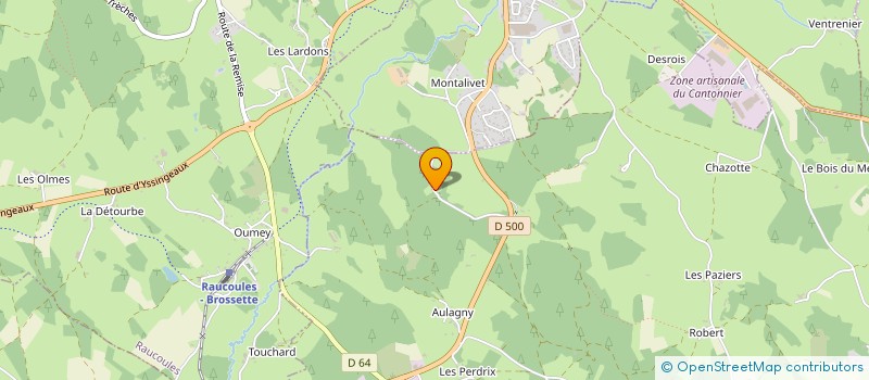 localisation de l'entreprise ETABLISSEMENTS GOUIT FRERES à MONTREGARD