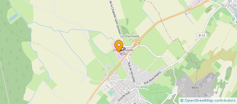 localisation de l'entreprise ETABLISSEMENTS GOUSSET  GY