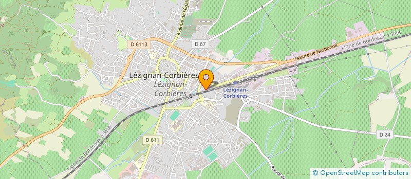 localisation de l'entreprise ETABLISSEMENTS GRANADO-PEREIRA à LEZIGNAN-CORBIERES