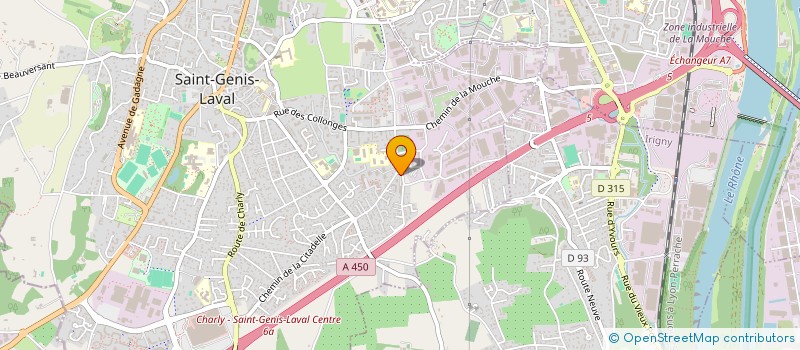 localisation de l'entreprise ETABLISSEMENTS GRAYEL ET FILS à SAINT-GENIS-LAVAL