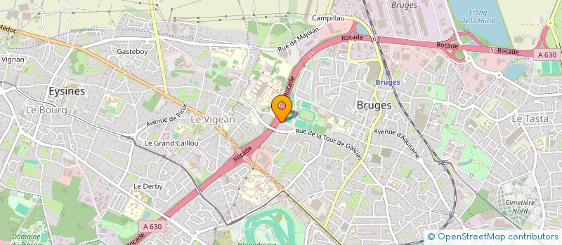 localisation de l'entreprise ETABLISSEMENTS GRENIER à BRUGES
