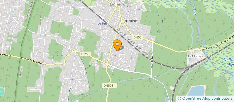 localisation de l'entreprise ETABLISSEMENTS GRESELIN  LE TEICH