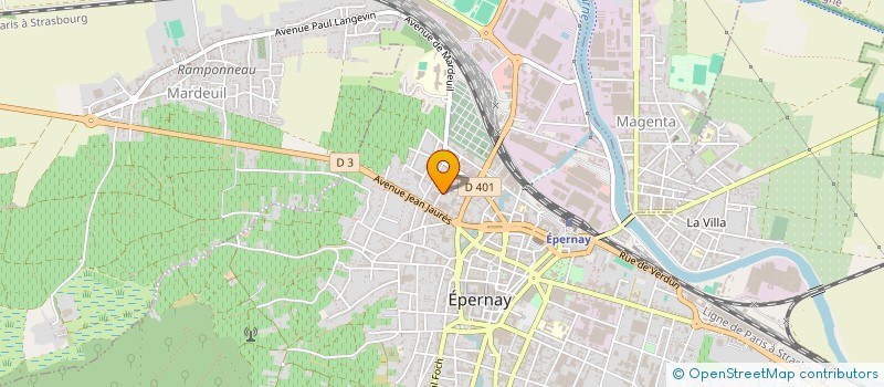 localisation de l'entreprise ETABLISSEMENTS GRILLIAT JAEGER à EPERNAY