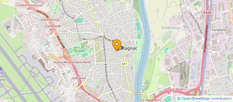 localisation de l'entreprise ETABLISSEMENTS GRONDIN  BLAGNAC