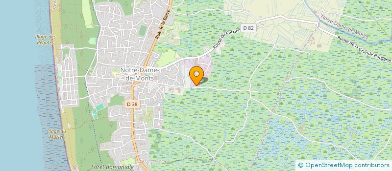 localisation de l'entreprise ETABLISSEMENTS GROUSSIN  NOTRE-DAME-DE-MONTS