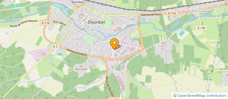 localisation de l'entreprise ETABLISSEMENTS GROUX à DOURDAN