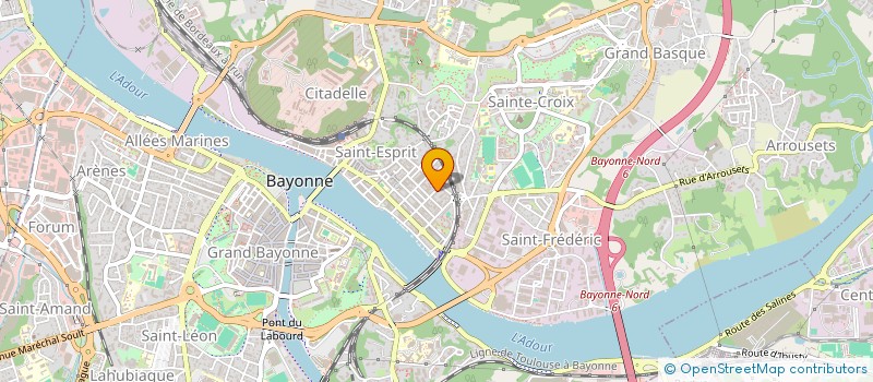 localisation de l'entreprise ETABLISSEMENTS GUEDRAT à BAYONNE