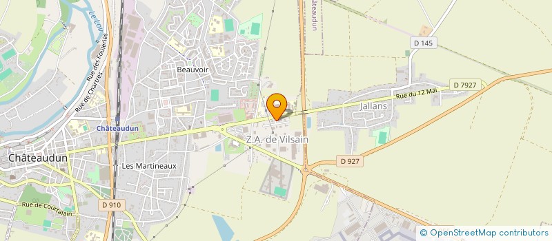 localisation de l'entreprise ETABLISSEMENTS GUERIN à CHATEAUDUN