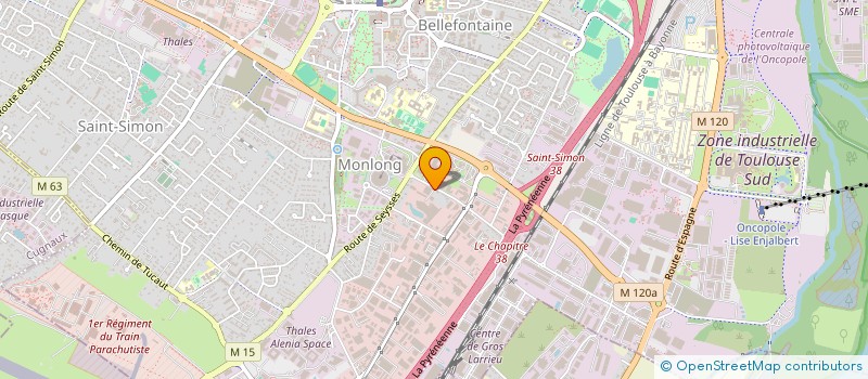 localisation de l'entreprise ETABLISSEMENTS GUICHARD ET CIE à TOULOUSE