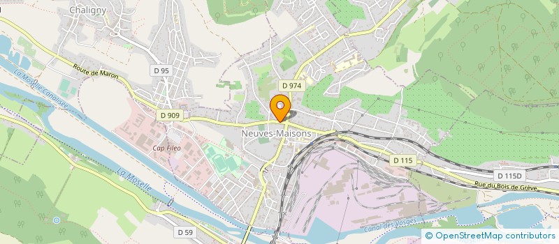 localisation de l'entreprise ETABLISSEMENTS GUIDON  NEUVES-MAISONS