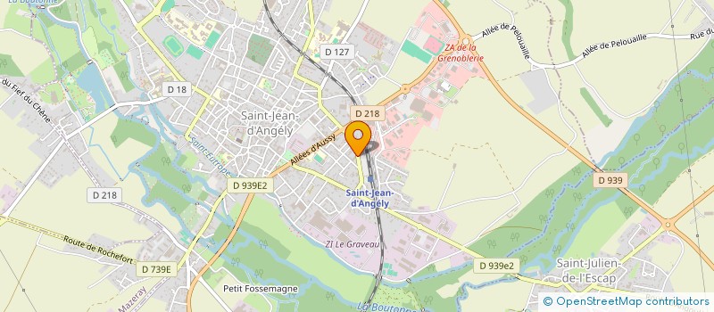 localisation de l'entreprise ETABLISSEMENTS GUILLAS  SAINT-JEAN-D'ANGELY