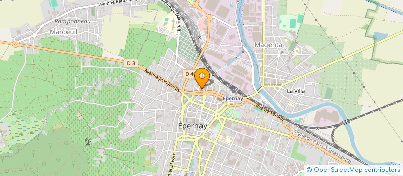 localisation de l'entreprise ETABLISSEMENTS GUIMIER à EPERNAY