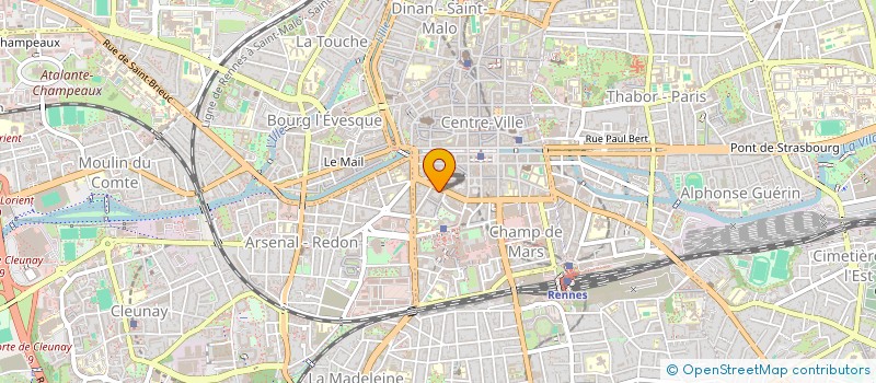 localisation de l'entreprise ETABLISSEMENTS GUINE à RENNES