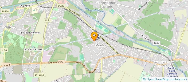 localisation de l'entreprise ETABLISSEMENTS GUY BOURDEAU  MONTRY