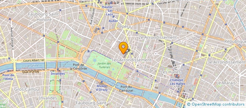 localisation de l'entreprise ETABLISSEMENTS H. CARRE ET COMPAGNIE à PARIS