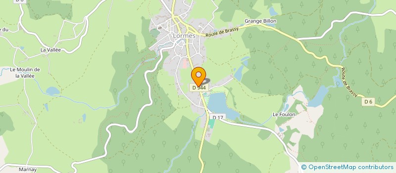 localisation de l'entreprise ETABLISSEMENTS H. PAGANIE à LORMES