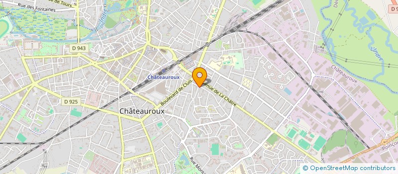 localisation de l'entreprise ETABLISSEMENTS HAENSEL à CHATEAUROUX
