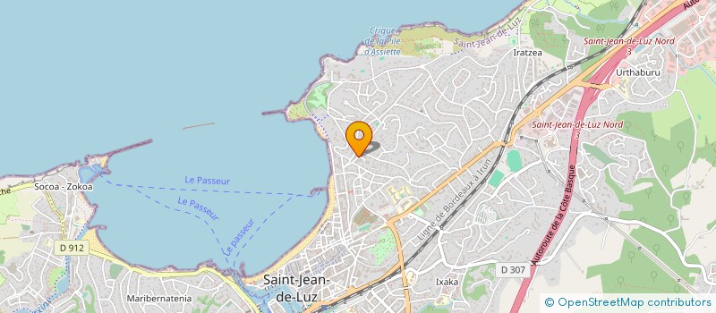 localisation de l'entreprise ETABLISSEMENTS HALSOUET à SAINT-JEAN-DE-LUZ