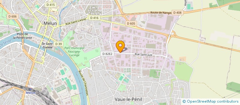localisation de l'entreprise ETABLISSEMENTS HANNY à VAUX-LE-PENIL