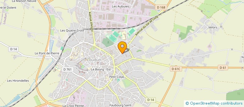 localisation de l'entreprise ETABLISSEMENTS HANON à LOUDUN