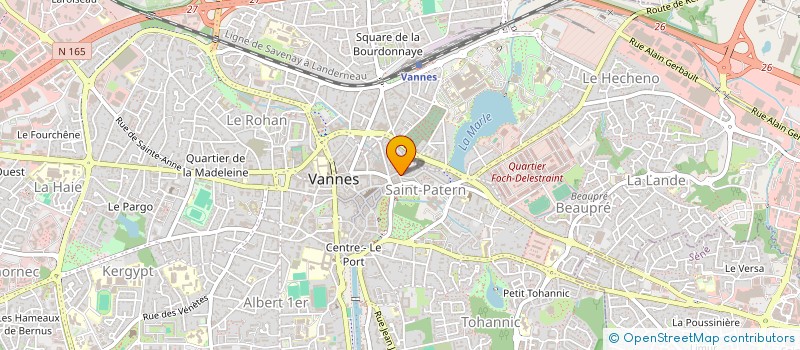 localisation de l'entreprise ETABLISSEMENTS HARDAT à VANNES