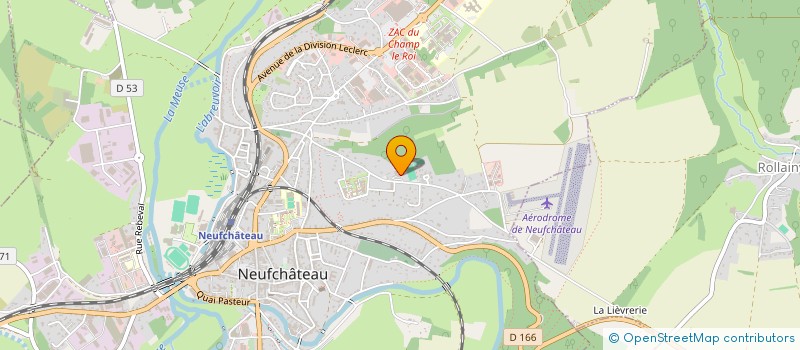 localisation de l'entreprise ETABLISSEMENTS HARMAND ET FILS à NEUFCHATEAU