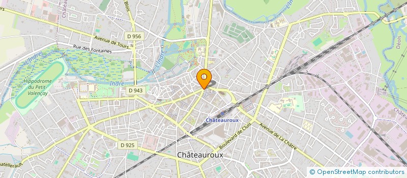 localisation de l'entreprise ETABLISSEMENTS HAULT à CHATEAUROUX