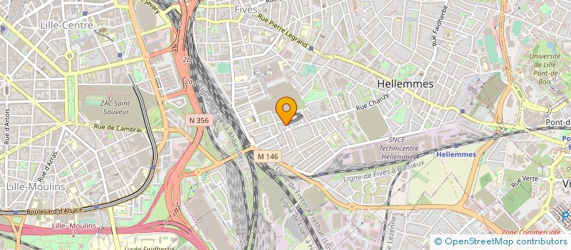 localisation de l'entreprise ETABLISSEMENTS HECTOR BENOIT à LILLE