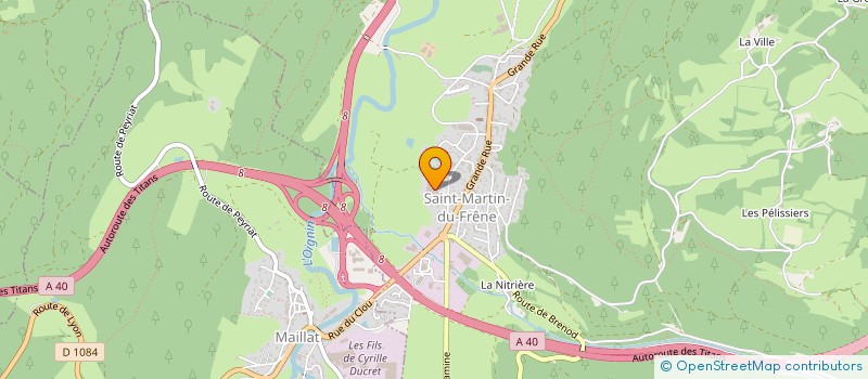 localisation de l'entreprise ETABLISSEMENTS HELLION à SAINT-MARTIN-DU-FRENE