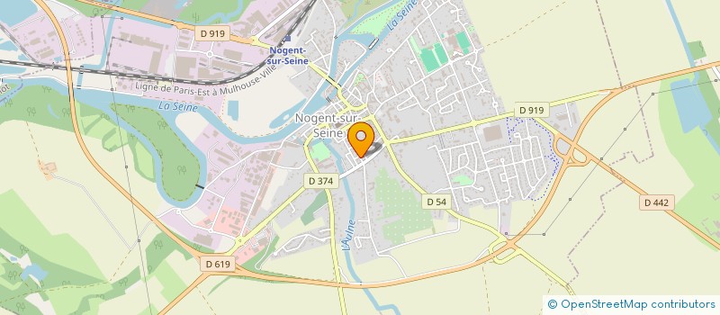 localisation de l'entreprise ETABLISSEMENTS HENDRICKX SA à NOGENT-SUR-SEINE