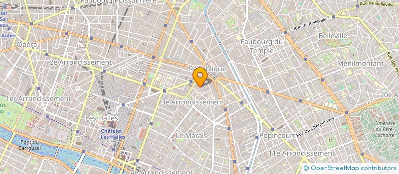 localisation de l'entreprise ETABLISSEMENTS HENIN AINE à PARIS