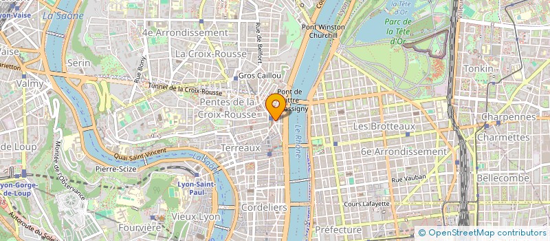 localisation de l'entreprise ETABLISSEMENTS HENRI HOSPITAL à LYON