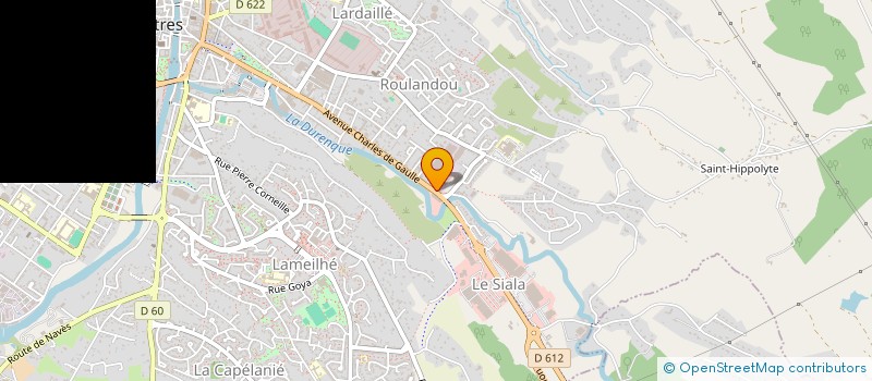 localisation de l'entreprise ETABLISSEMENTS HENRI VIALA à CASTRES