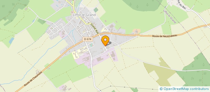 localisation de l'entreprise ETABLISSEMENTS HENRYOT ET POZZOLI à LIFFOL-LE-GRAND