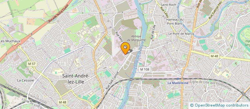 localisation de l'entreprise ETABLISSEMENTS HERLIN JEAN à SAINT-ANDRE-LEZ-LILLE
