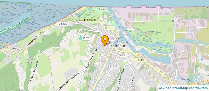 localisation de l'entreprise ETABLISSEMENTS HERREMANS FRERES  HONFLEUR