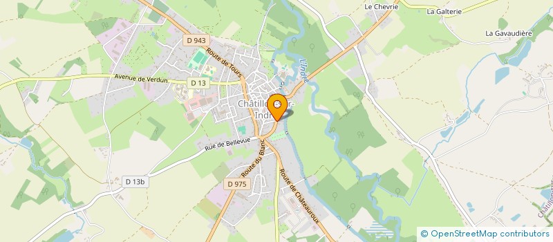 localisation de l'entreprise ETABLISSEMENTS HERVIER à CHATILLON-SUR-INDRE