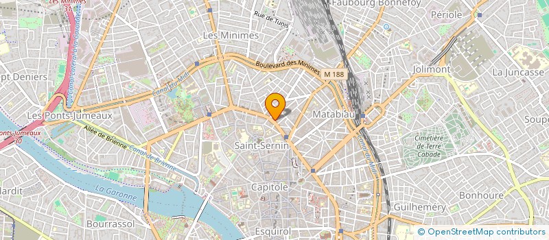 localisation de l'entreprise ETABLISSEMENTS HERVILLIER ENVIRONNEMENT à TOULOUSE