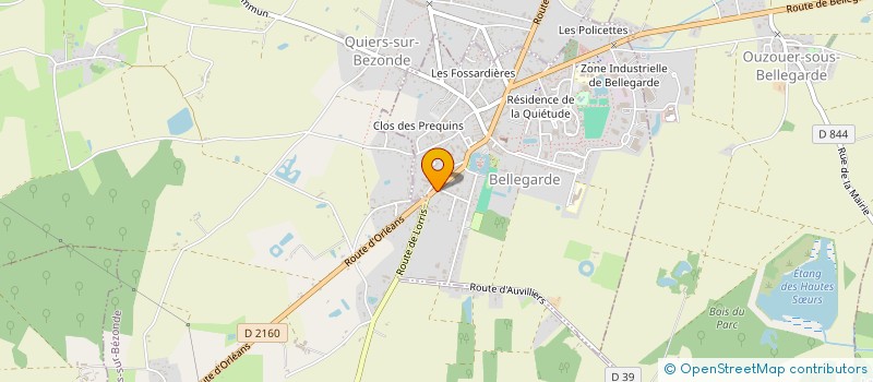 localisation de l'entreprise ETABLISSEMENTS HEURTEVENT à BELLEGARDE